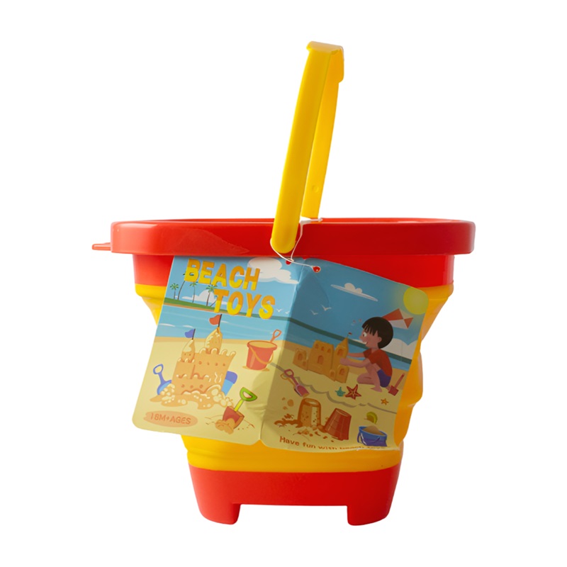 Toy Castle Bucket 5pc Assorted