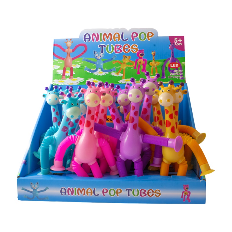 Animal Pop Tubes Giraffe 24box