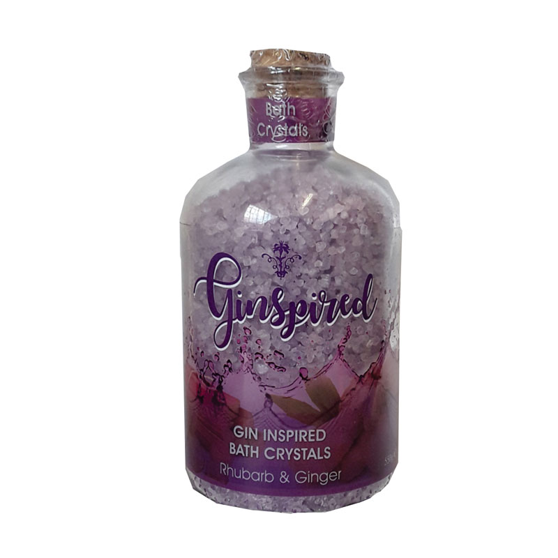 Pos Ginspired Bath Crystals Rhubarb & Ginger 550g
