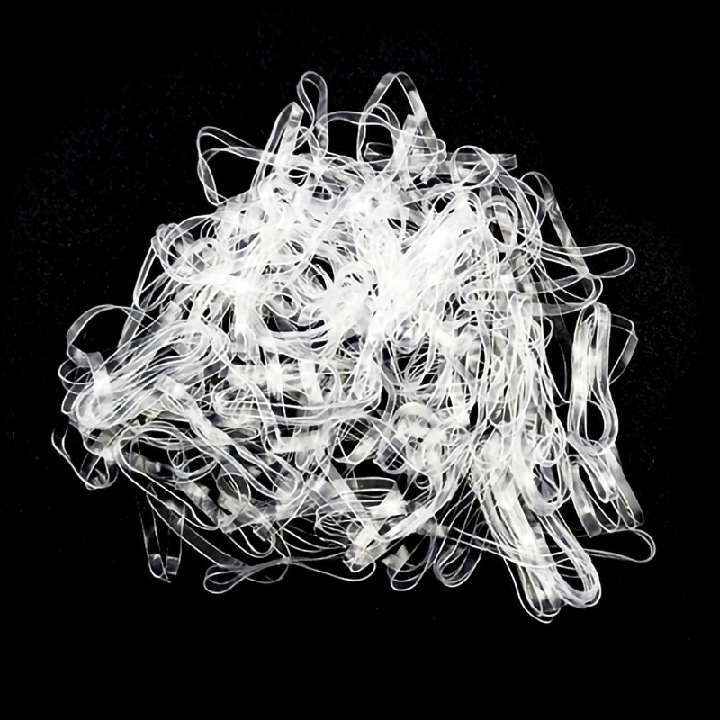 Elastics Bands Mini Clear 300pk