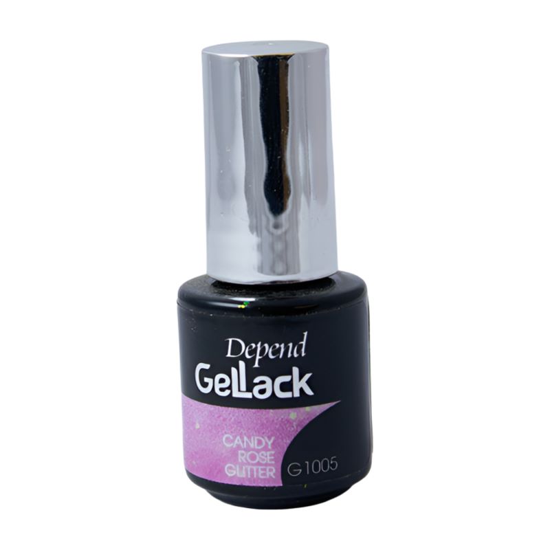 Depend Gel Lack Colour No 1005 Candy Rose Glitter