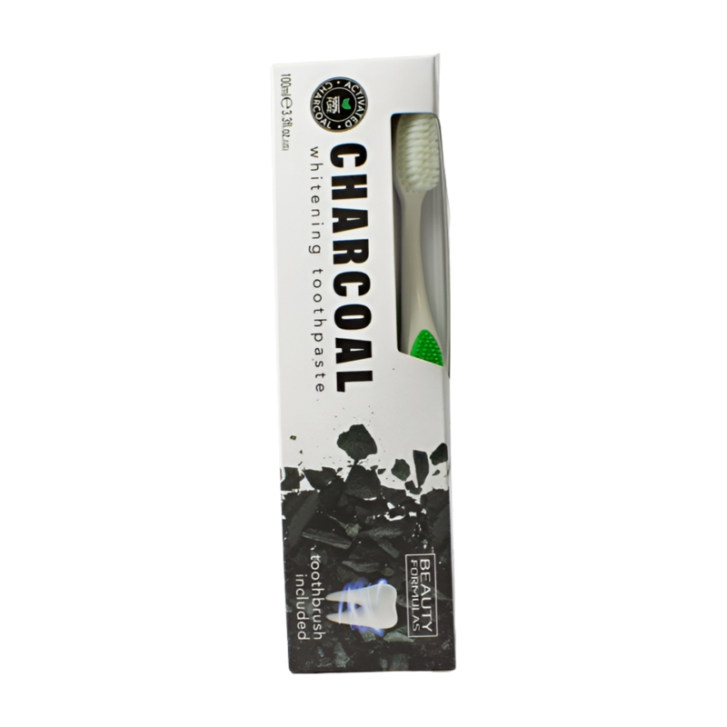 B/F Active Toothpaste with Brush Charcoal  100ml