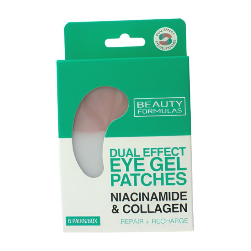 B/F Dual Effect Eye Gel Patches Niacinade &Collagen 6pairs