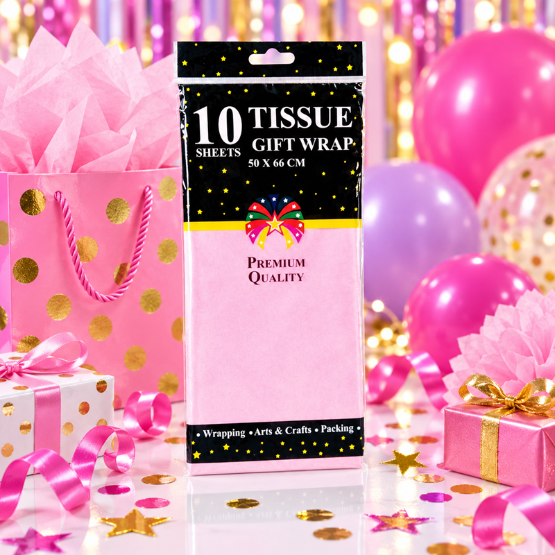 Tissue PaperLight Pink 10 Sheets 50x66cm