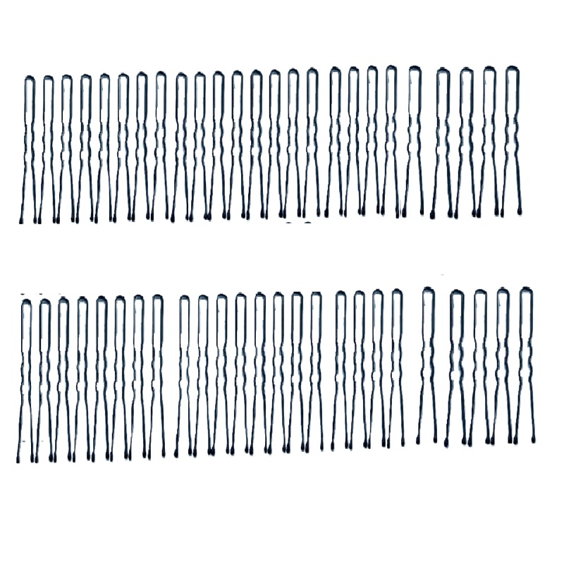 Hair Grips and Pins - Pins Black 45mm 50pk