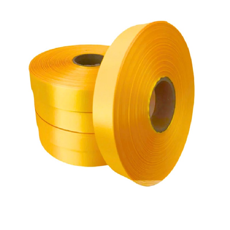 Poly Ribbon 100m x 19mm Bright Yellow
