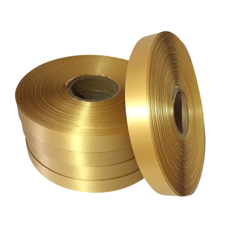 Poly Ribbon 100m x 19mm Gold