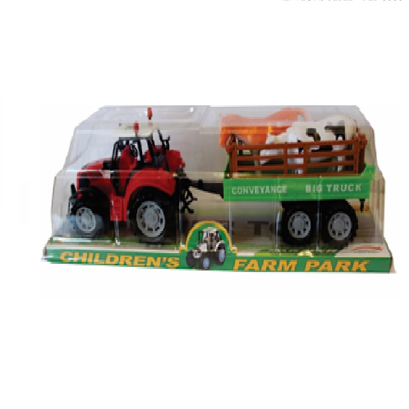 Toy Farm World Tractor with Animals