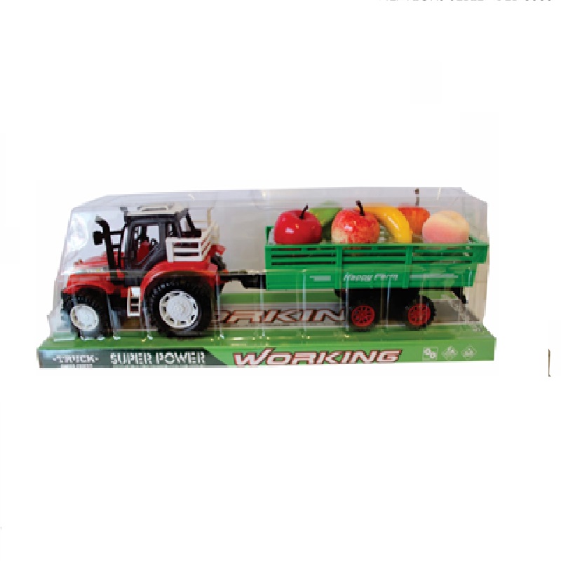 Toy Farm World Tractor with Food