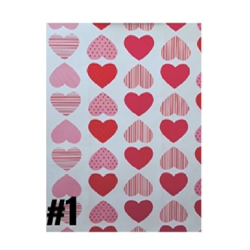 Gift Bag Medium Hearts Assorted