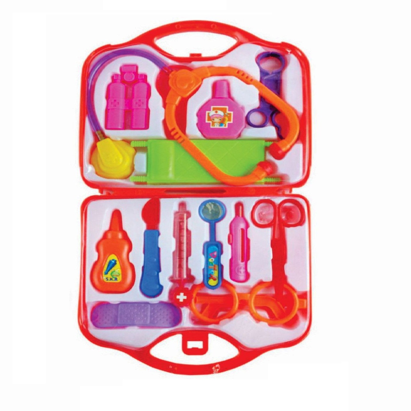 Doctor Set in Large open Case