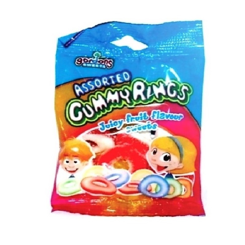 Gordons Gummi Rings 60G