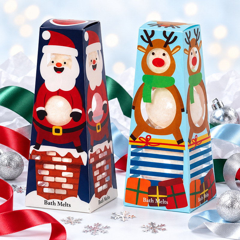Pos Bath Melts 6x Santa,6x Reindeer