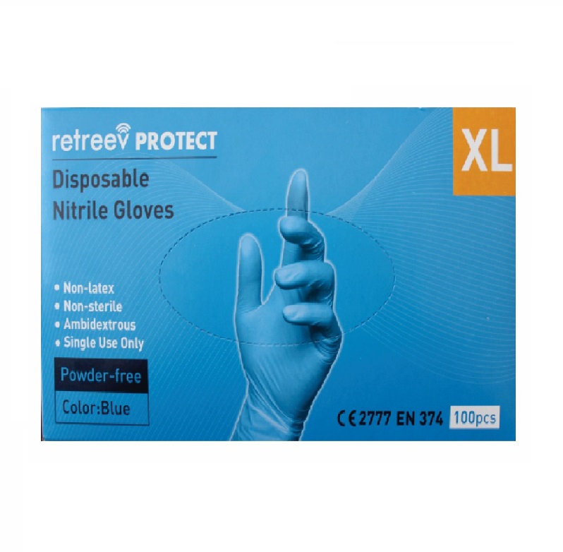 Disposable Nitrile Gloves Large 100pcs