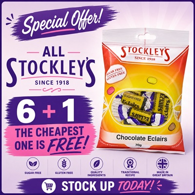 Stockleys Butter Candies 6+1 cheapest free