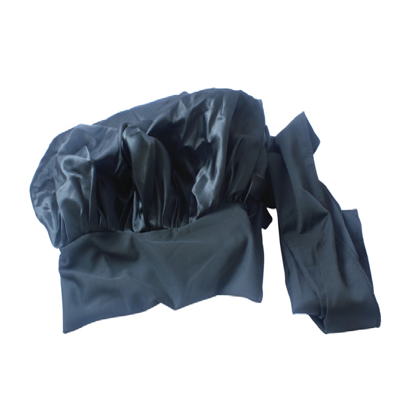 Bonnet Tie Up Black