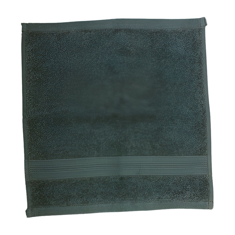 Face Cloth with Band Steel Grey 30x30cm