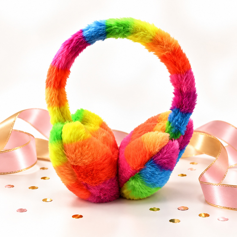 Kids Ear Muff Plush Multi Color