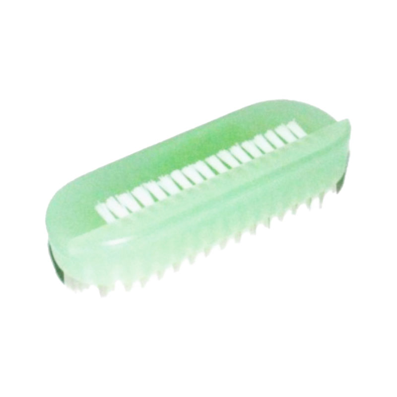 Nailbrush Double Oval Green