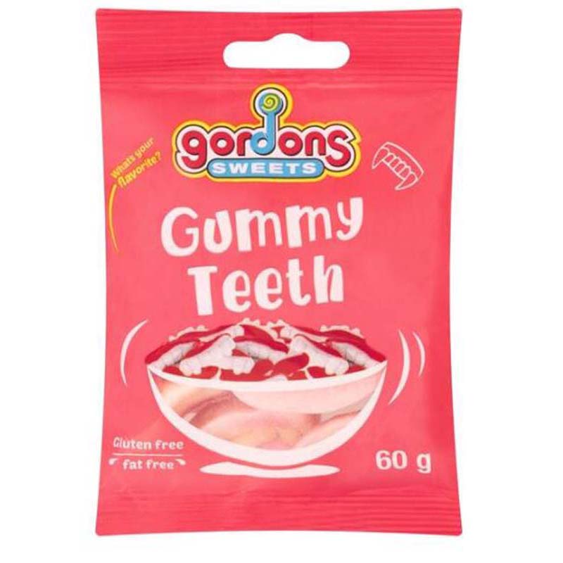 Gordons Gummy Teeth 60g
