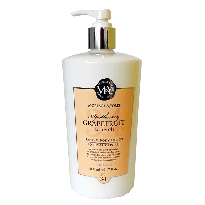 M&Y Apoth Hand & Body Lotion Grapefruit & Neroli 500ml