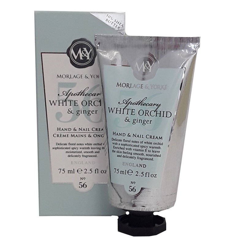 M&Y Apoth Hand & Nail Cream White Orchid & Ginger 75m