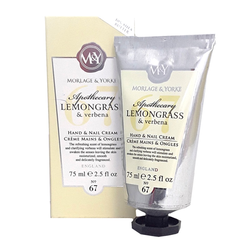 M&Y Apoth Hand & Nail Cream Lemongrass & Verbena 75ml