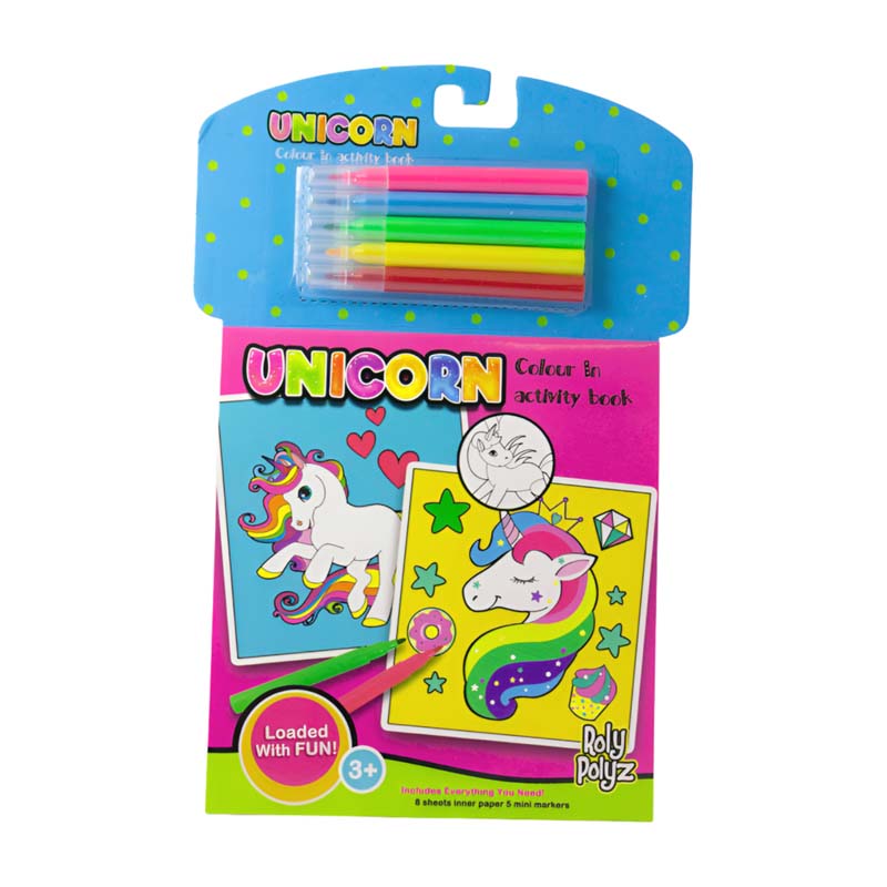 Colour In Unicorn Activity Book