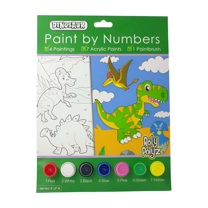Paint By Numbers Dinosaurs