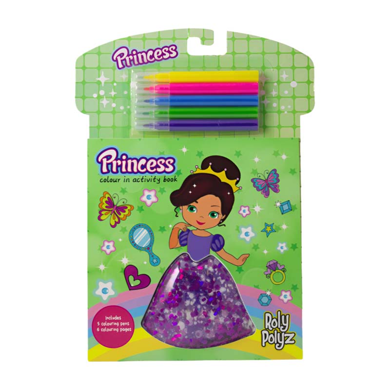 Colour In Activity Book Princess