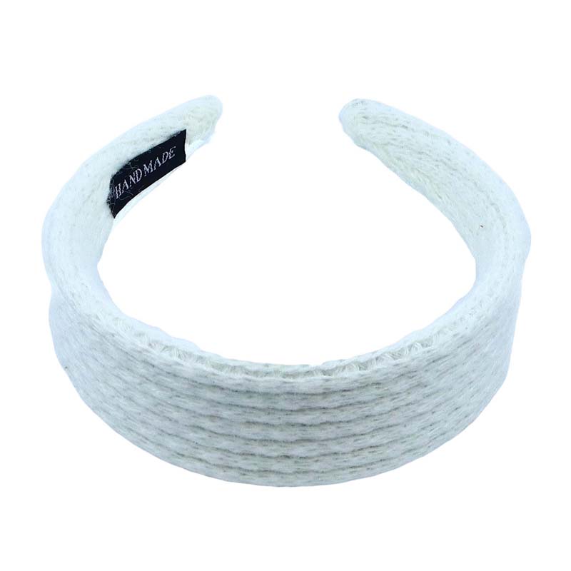 Aliceband Tweed Cream