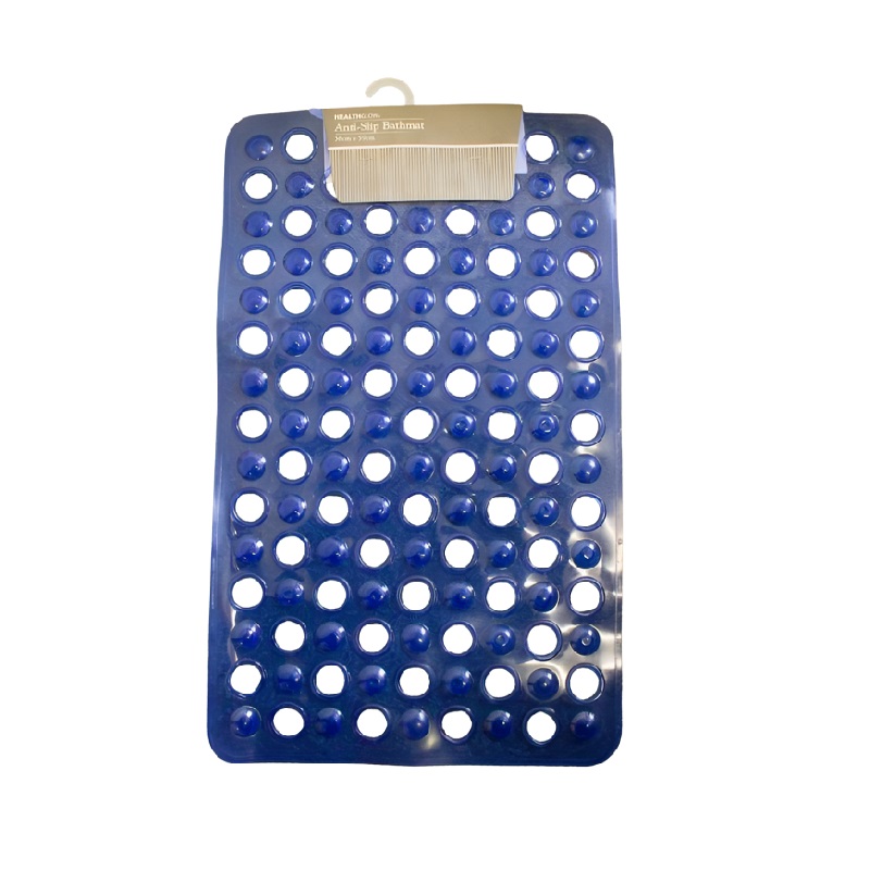 Bath Mat Anti-Slip Blue 36x59cm