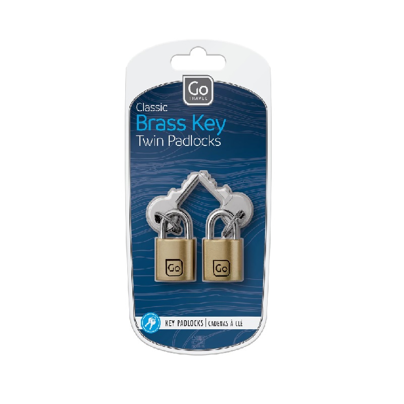 Go Lock Brass Twin Pack