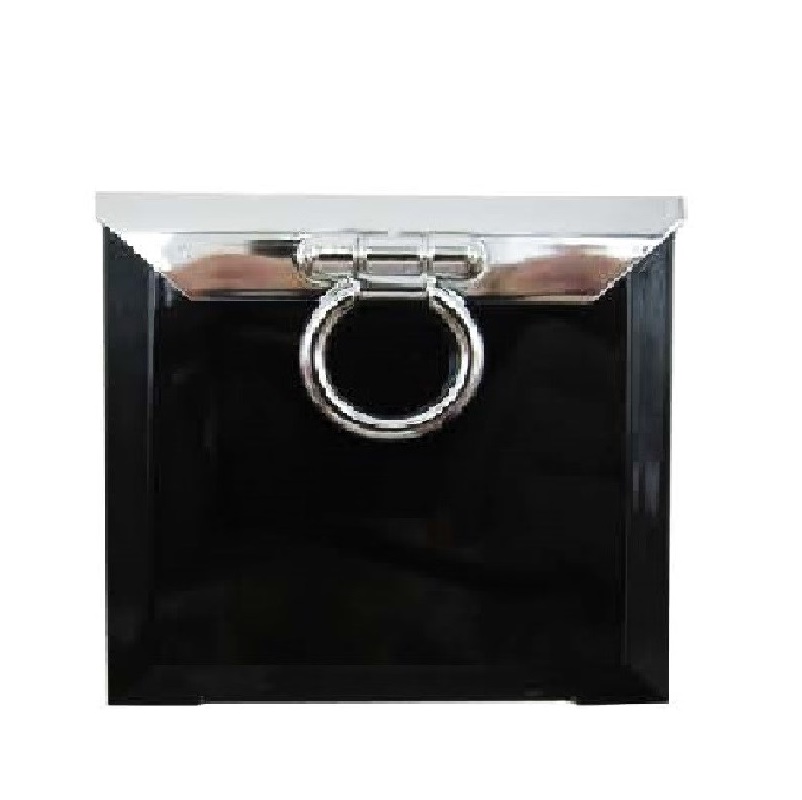 Pocket Mirror Black Square