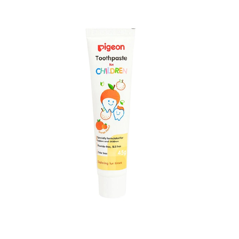 Pigeon Baby Child Toothpaste Orange