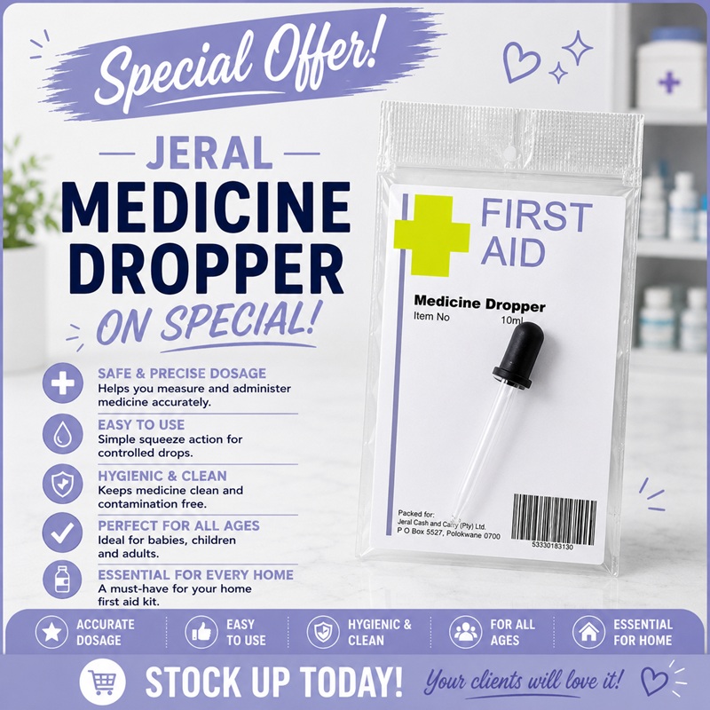 Jeral Medicine Dropper Carded