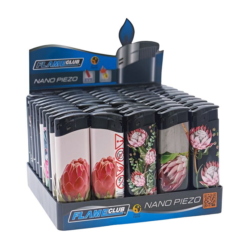 Flame Club Lighters N2 Protea 50pc