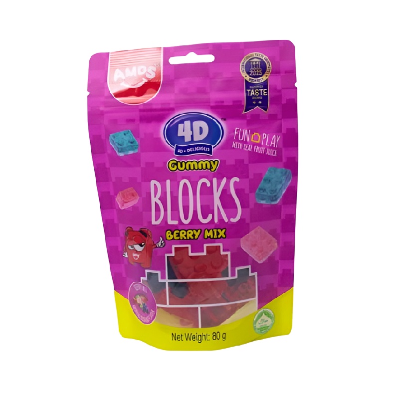 AMS Gum Block Berry Mix 80g