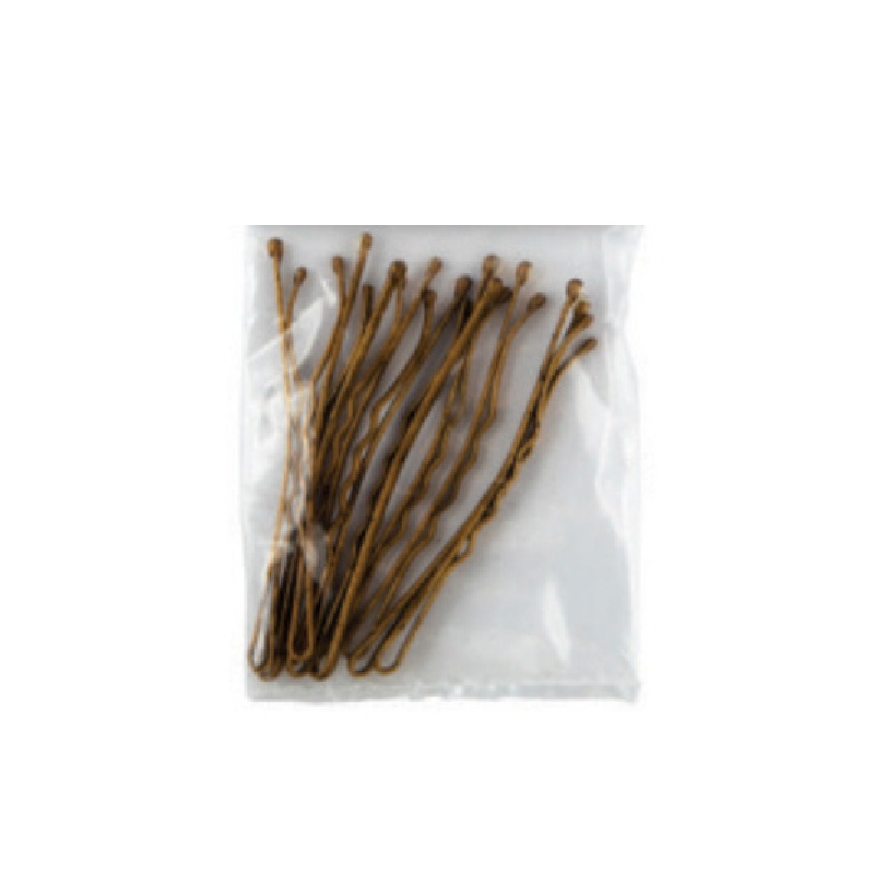 Hair Grips and Pins - Grip Bronze 63mm 12pk