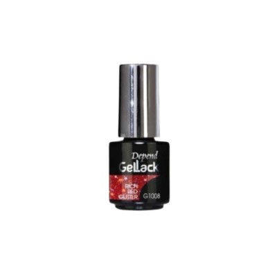 Depend Gel Lack* Colour No 1008 Rich Red Glitter 5