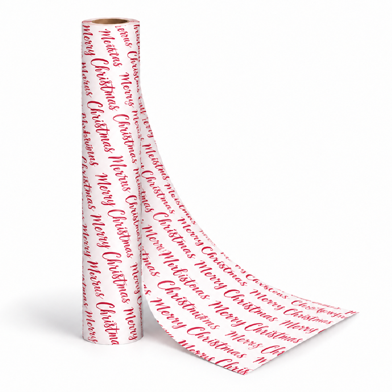 Counter Roll 10m Christmas Red Words on White Paper