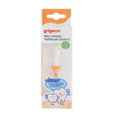 Pigeon Training Toothbrush Less2 Orange