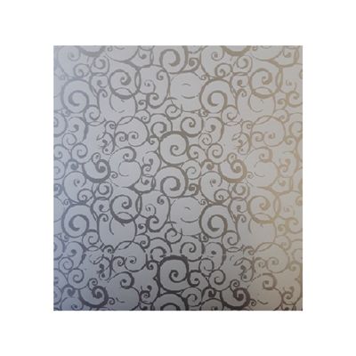 C/Roll White SilverNew Pattern 100m