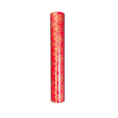 C/Roll Damask Red/Gold 50m