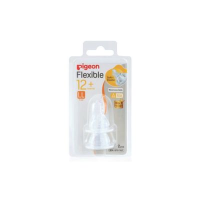 Pigeon Flexible Nipple 2PC LL