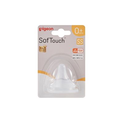 Pigeon Softouch +3Mnth Nipple1Pc SS