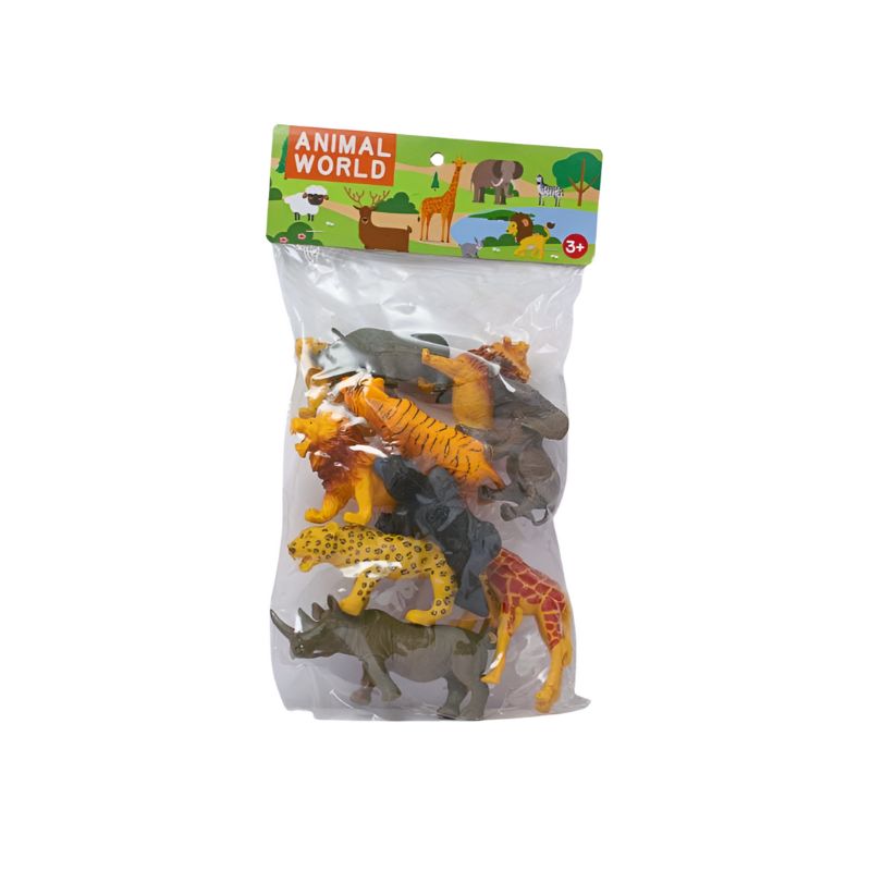 Toy Animals Wild 10pcs