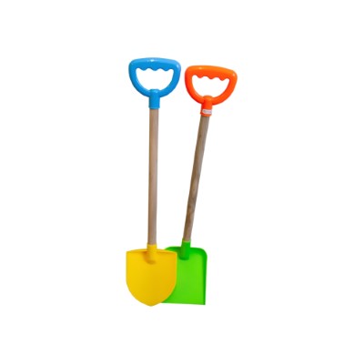 Plastic Spade Med Wooden Handle