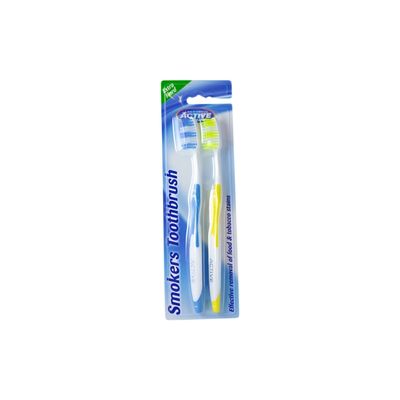 B/F Active Toothbrush Smokers 2 pk