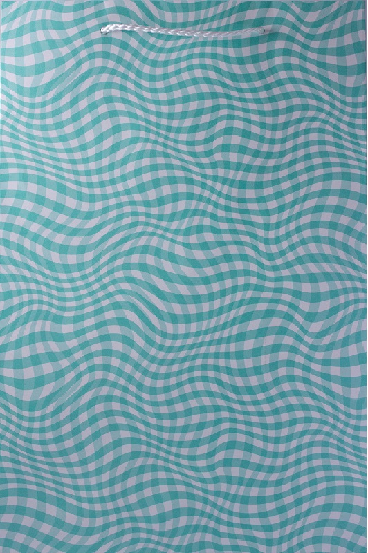 Gift Bag Mint Wave M